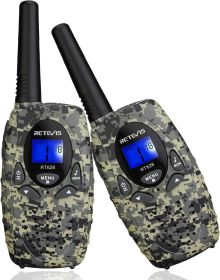 Kids Walkie Talkies,Army Toys for 6-12 Year Old Boys Girls,FRS Walky Talky with Key Lock,Gift for Outdoor Adventure Camping Hunt Trip(2 Pack,Camo